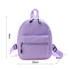 Mini Nylon Women Backpacks Small School Bags for Teen Girls