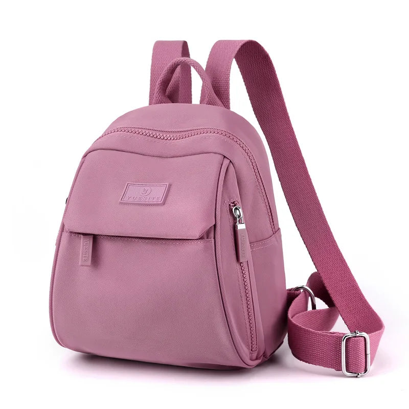 Mini Anti-theft Waterproof Nylon Women Backpack