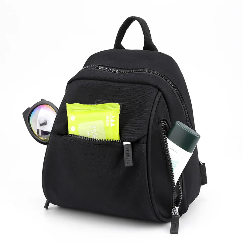 Mini Anti-theft Waterproof Nylon Women Backpack