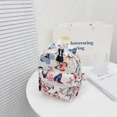 Mini Women Backpacks Nylon Female Bags Animal Printing Small Backpack