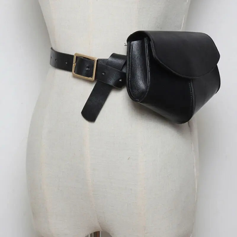 Mini Women Disco Waist Bag Belt Bags Pouch Phone Fanny Packs Purse Travel Bag Le