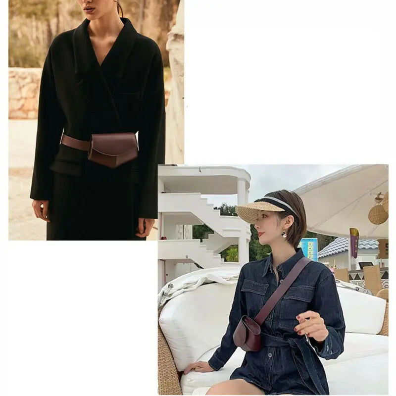 Mini Women Disco Waist Bag Belt Bags Pouch Phone Fanny Packs Purse Travel Bag Le