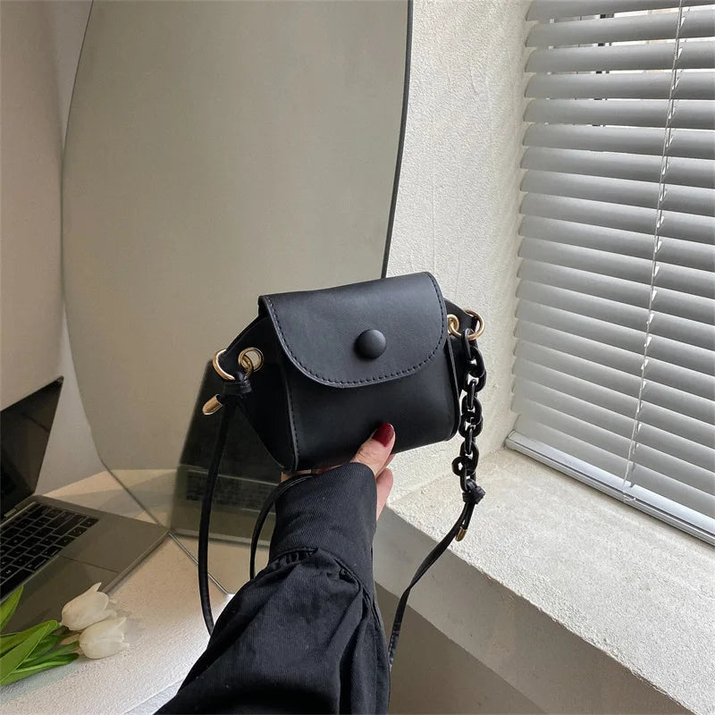 Mini Women Messenger Bag PU Leather Handbag Cross Body Shoulder Bags