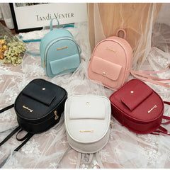 Mini Women's Backpack PU Leather Girls Small Backpack School Backpacks