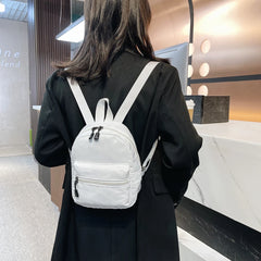 Mini Nylon Women's Backpack Preppy Style Bag
