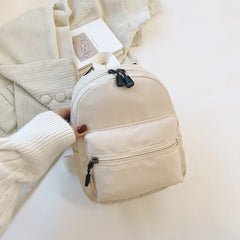 Mini Women's Backpacks Nylon Female Bag Preppy Style School Travel Bags