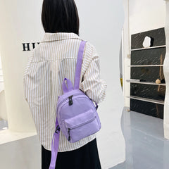 Mini Women's Backpacks Nylon Female Bag Preppy Style School Travel Bags