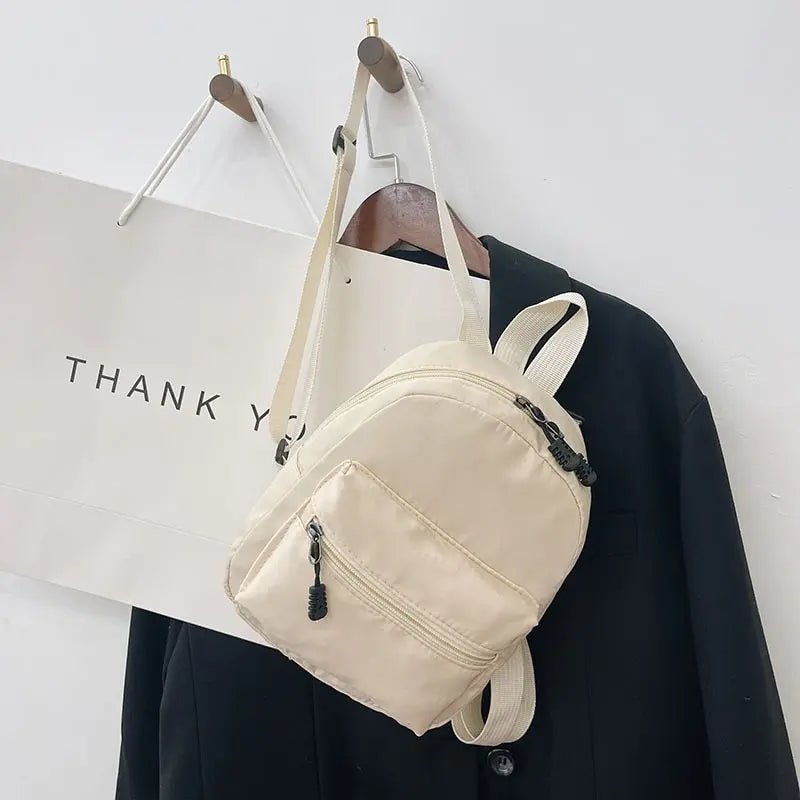 Mini Nylon Women's Backpack for Teen Girls
