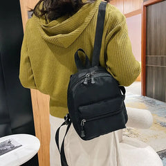 Mini Nylon Women's Backpack for Teen Girls