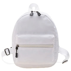 Mini Women's Nylon Backpack for Teen Girls School Rucksack
