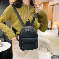 Mini Nylon Women's Backpack Small School Bag Rucksack For Teen Girls