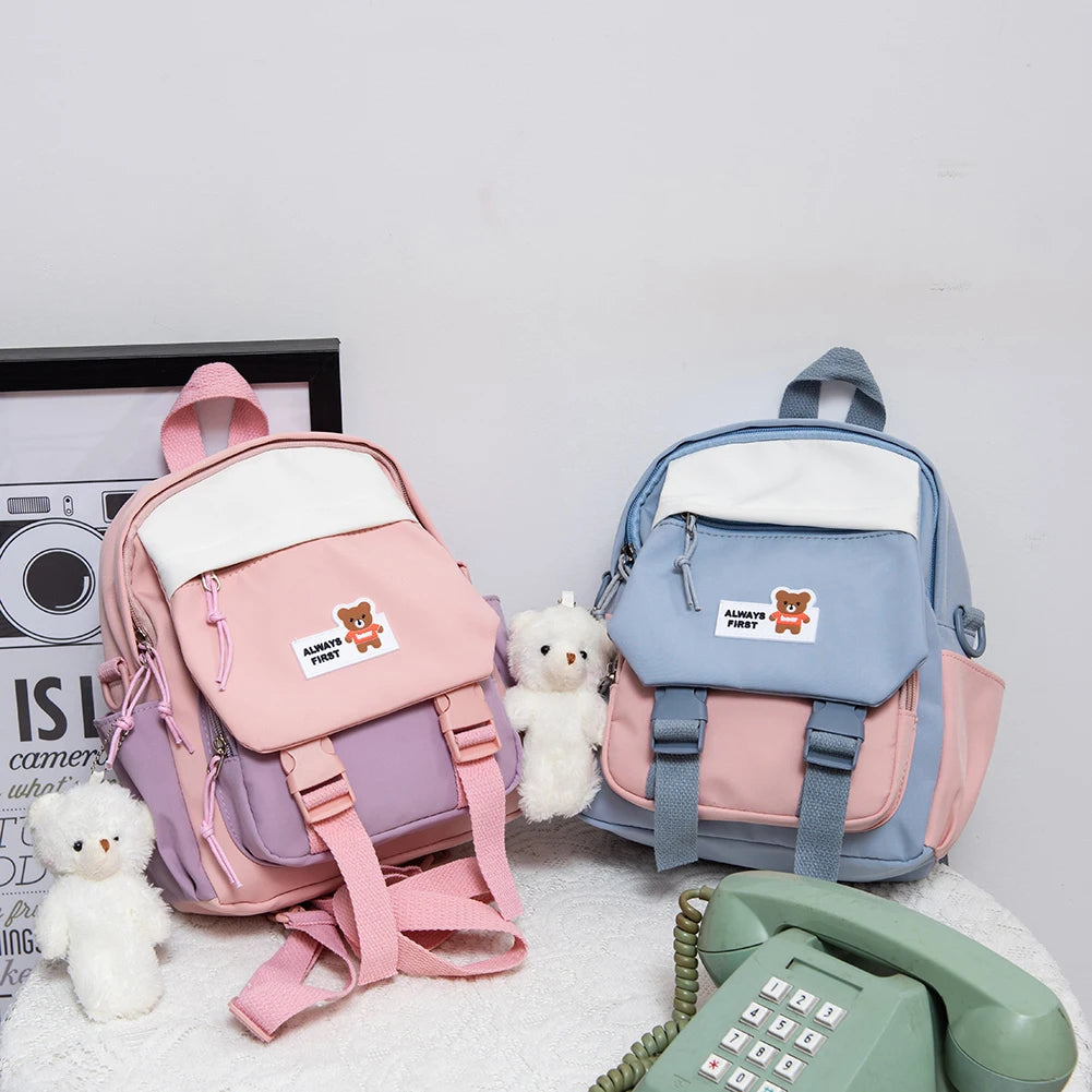 Mini Women's Backpacks Casual Nylon Female Bags Small School Bags for Girls