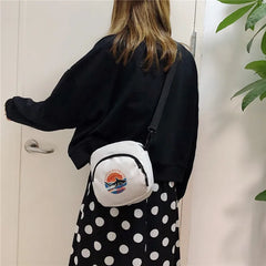 Canvas Mini Women's Shoulder Bag Crossbody Phone Purse Sac A Main Femme Bolsas