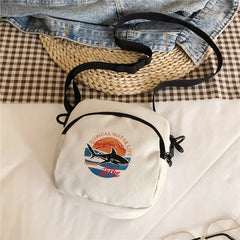 Canvas Mini Women's Shoulder Bag Crossbody Phone Purse Sac A Main Femme Bolsas