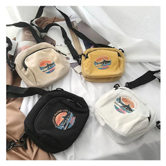 Mini Canvas Shoulder Bag for Women Ladies Purse Phone Sac A Main Femme Bolsas