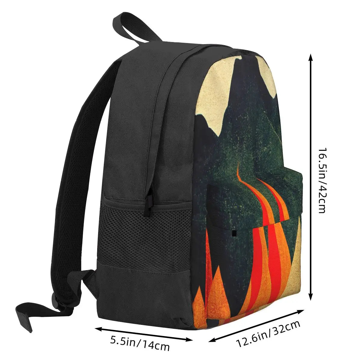 Mountain Range Fire Backpacks Men's Backpacks Bags For Women Man Bag Men Handbag