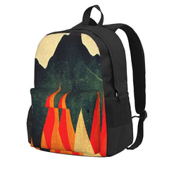 Mountain Range Fire Backpacks Men's Backpacks Bags For Women Man Bag Men Handbag