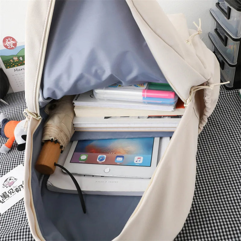 Functional Drawstring Backpack Large Capacity