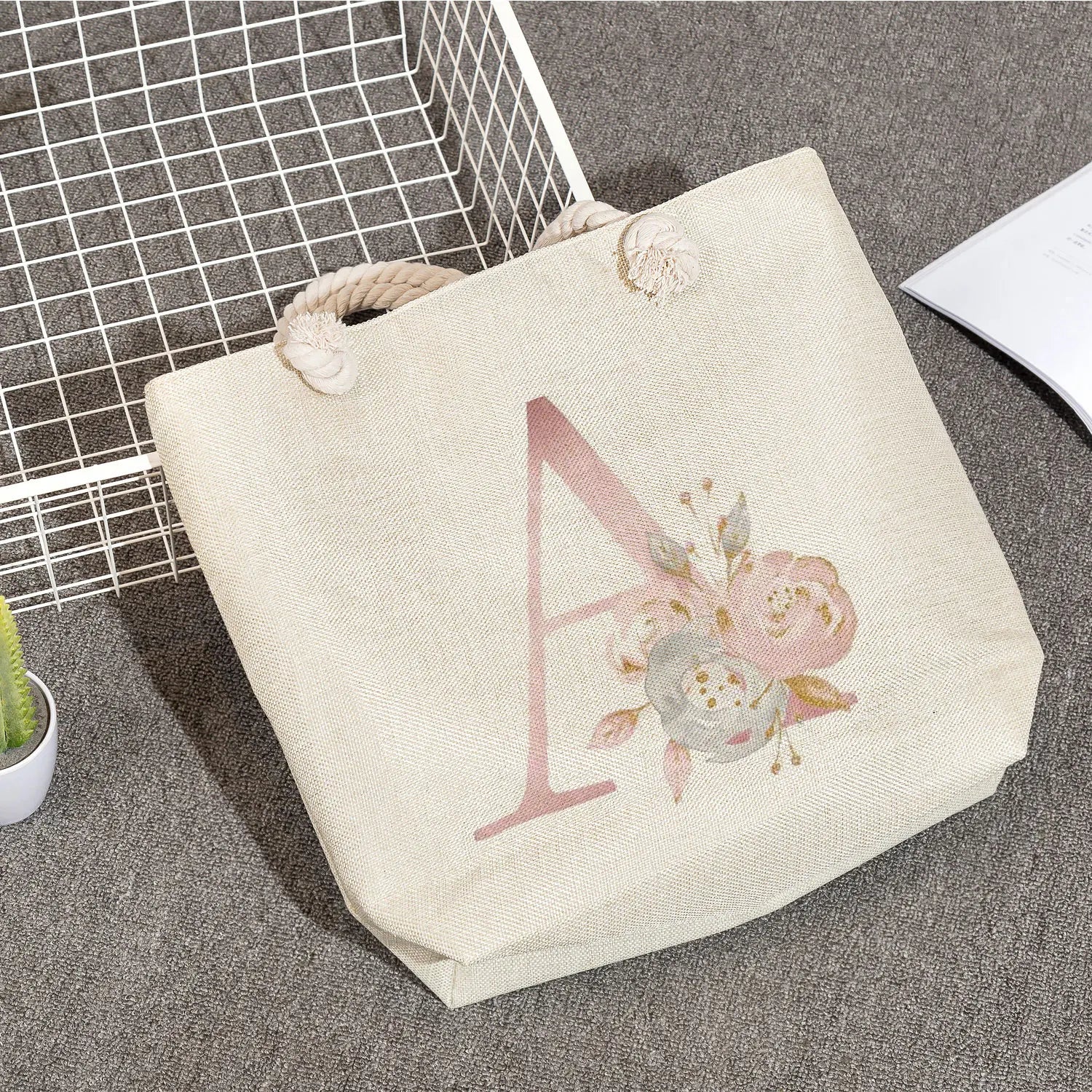 Reusable Shopping Bag Girl School Tote Bags Eco Shoulder Handbag