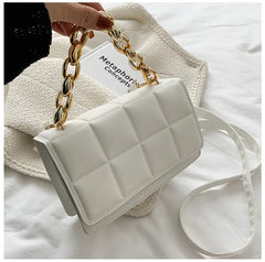 Quilted Flap Square Bag for Women Crossbody Bags Female Shoulder Handbags