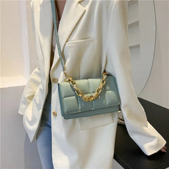 Quilted Flap Square Bag for Women Crossbody Bags Female Shoulder Handbags