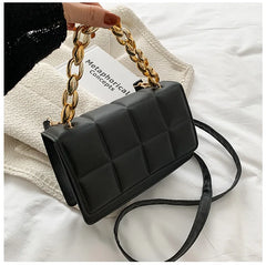 Quilted Flap Square Bag for Women Crossbody Bags Female Shoulder Handbags