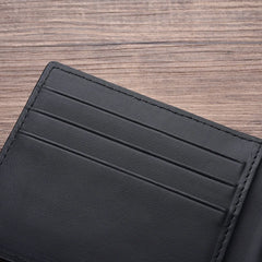 Men's Minimalist Cow Fiber Carbon Wallet with Magnetic Leather Note 8 Case
