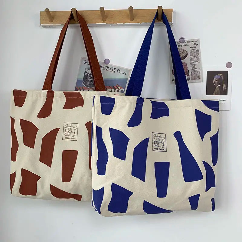 Minority Female Shoulder Bag Large Capacity Student Organizer Canvas Bag
