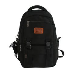Minority Solid College Student Schoolbag Large Capacity Waterproof Backpack