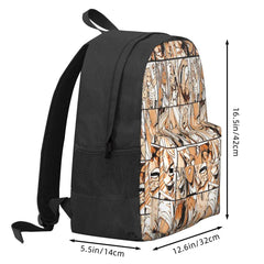 Mirko Collage Version Backpacks Men's Waterproof School Bags