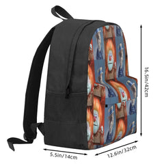 Miser Brothers Men's Backpacks Women's Bags Manga Man Backpack for Teenagers