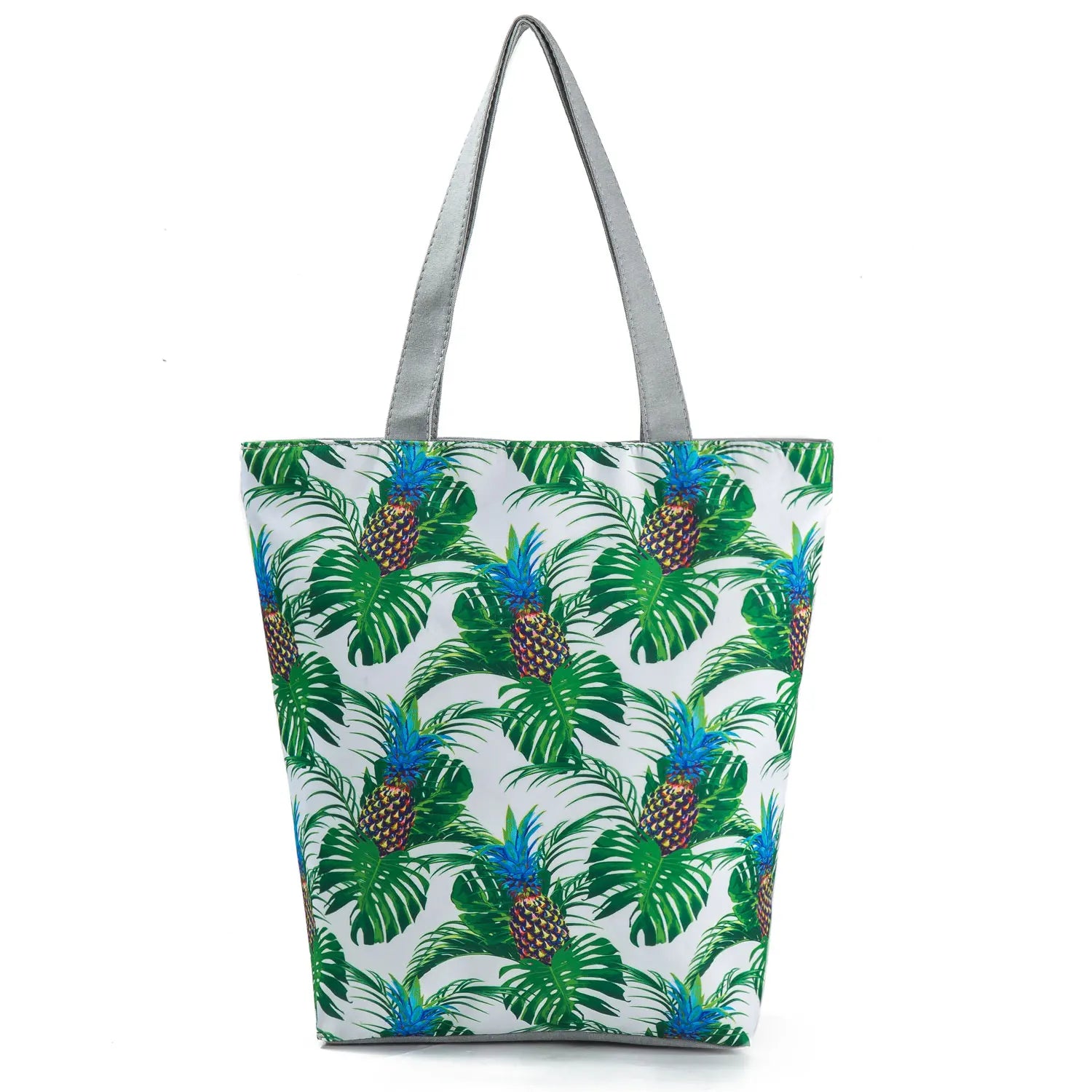 Miyahouse Canvas Shoulder Bag Women Handbag Leaves Printed Tote Handbag
