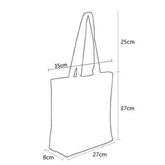 Miyahouse Floral Canvas Tote Bag Large Capacity Women Beach Casual Tote