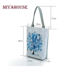 Miyahouse Harajuku Style Shoulder Bag Large Capacity Shopping Tote Handbag