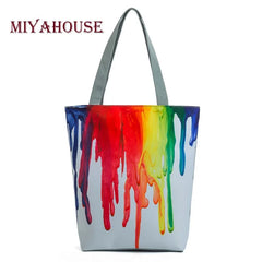 Miyahouse Harajuku Style Shoulder Bag Large Capacity Shopping Tote Handbag