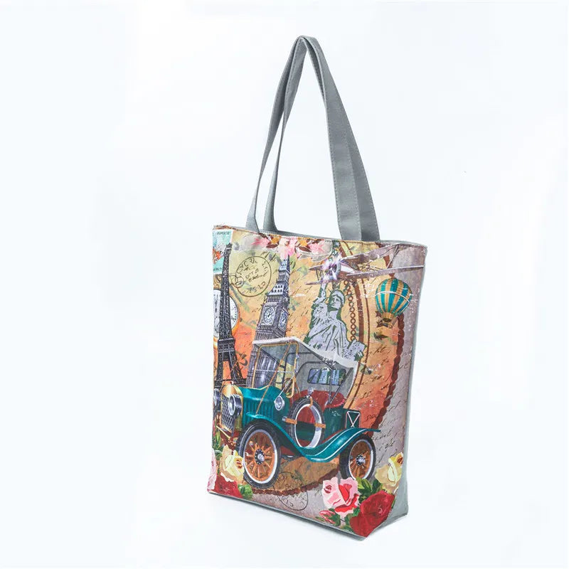 Miyahouse Vintage Shoulder Bag Canvas Tote Handbag