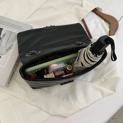 Retro Large-Capacity Messenger Bag for Women