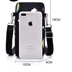 Shoulder Bag for Mobile Phone with Earphone Slot