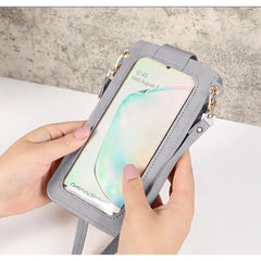 PU Leather Hasp Small Wallets Women's Crossbody Bag