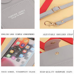 PU Leather Hasp Small Wallets Women's Crossbody Bag