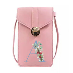 Women Crossbody Bag Pu Leather Wallet Coin Purse Touch Screen Cell Phone Pack