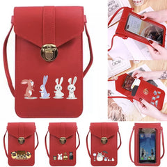 Cartoon Series Mobile Phone Bag Women Shoulder Bags