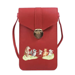 Cartoon Series Mobile Phone Bag Women Shoulder Bags