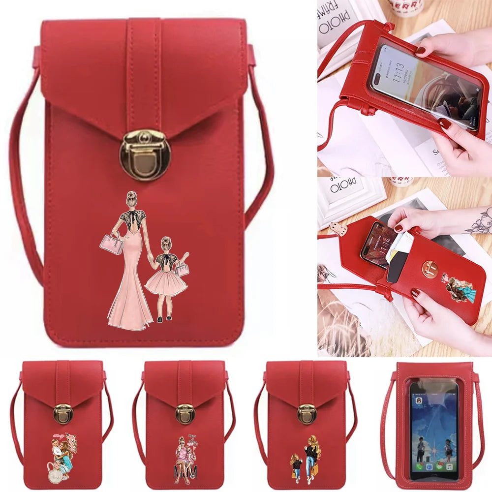 Mobile Phone Bag for Samsung/iPhone/Xiaomi Case Wallet Women Shoulder Bags