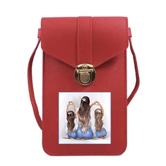 Mobile Phone Bag for Samsung/iPhone/Xiaomi Case Wallet Women Shoulder Bags