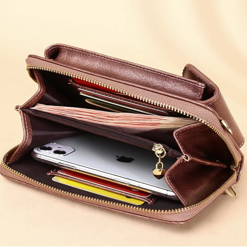 Retro PU Shoulder Bag Female Crossbody Bags Portable Small Bag Handbag
