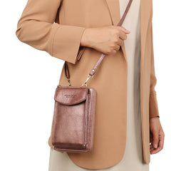 Retro PU Shoulder Bag Female Crossbody Bags Portable Small Bag Handbag