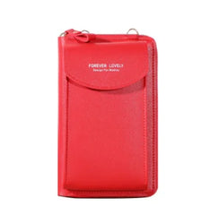 Metal Opening Crossbody Bag Mini PU Leather Shoulder Messenger Bag