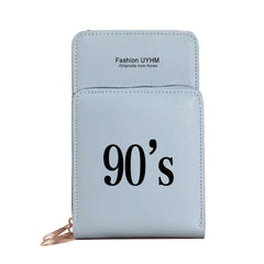 Women's Wallet Card Package Cell Phone Crossbody Bag Zipper Purse