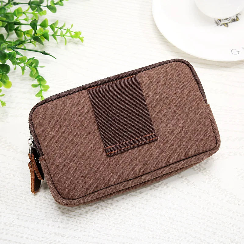 Men's Sports Waist Belt Bag Multifunctional Leisure Pocket